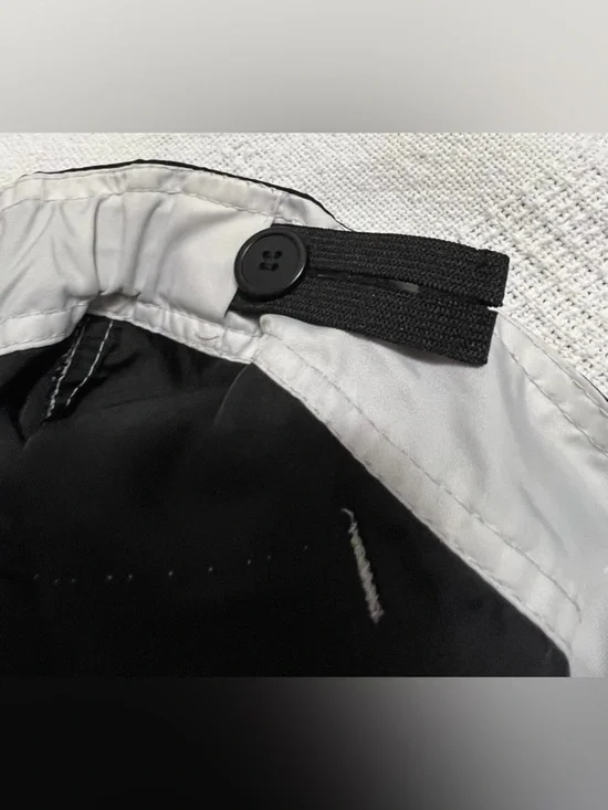 Prana Black Wide-Leg Capris with Contrast Stitching - Picture 8 of 10